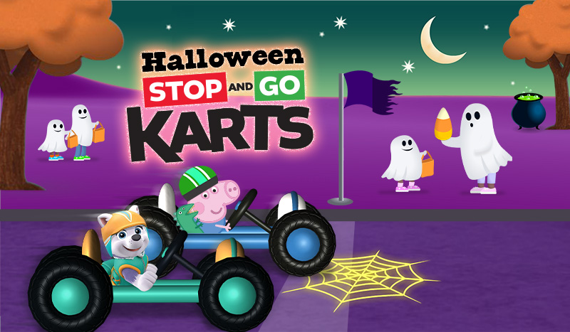 Halloween Stop and Go Karts